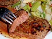 Gourmet-Steak mit warmen Spargelsalat - Rezept
