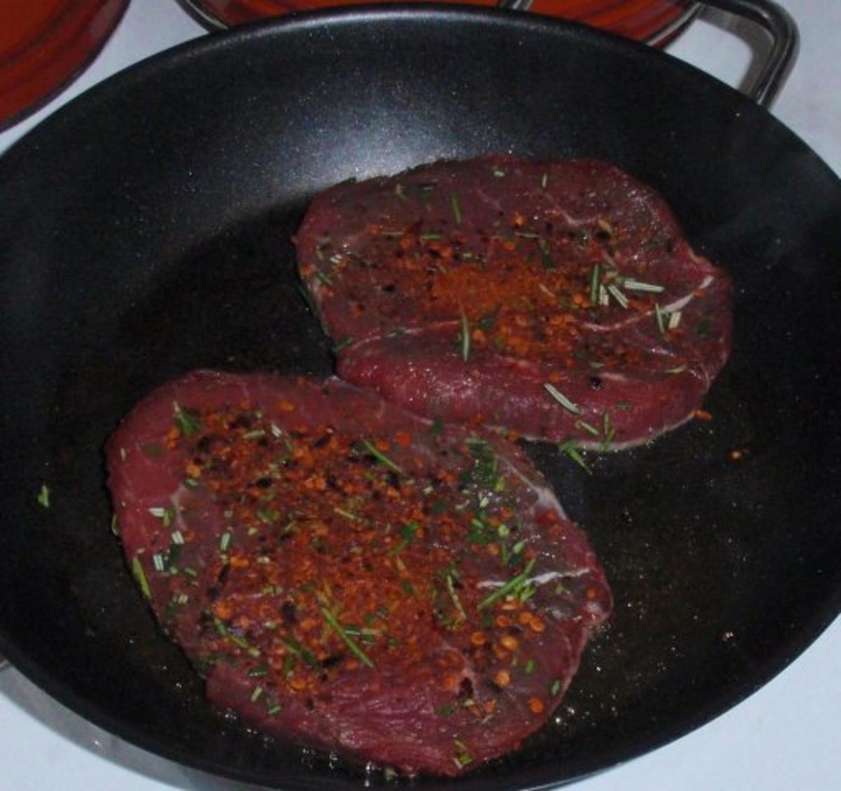 Gourmet-Steak mit warmen Spargelsalat - Rezept - Bild Nr. 4