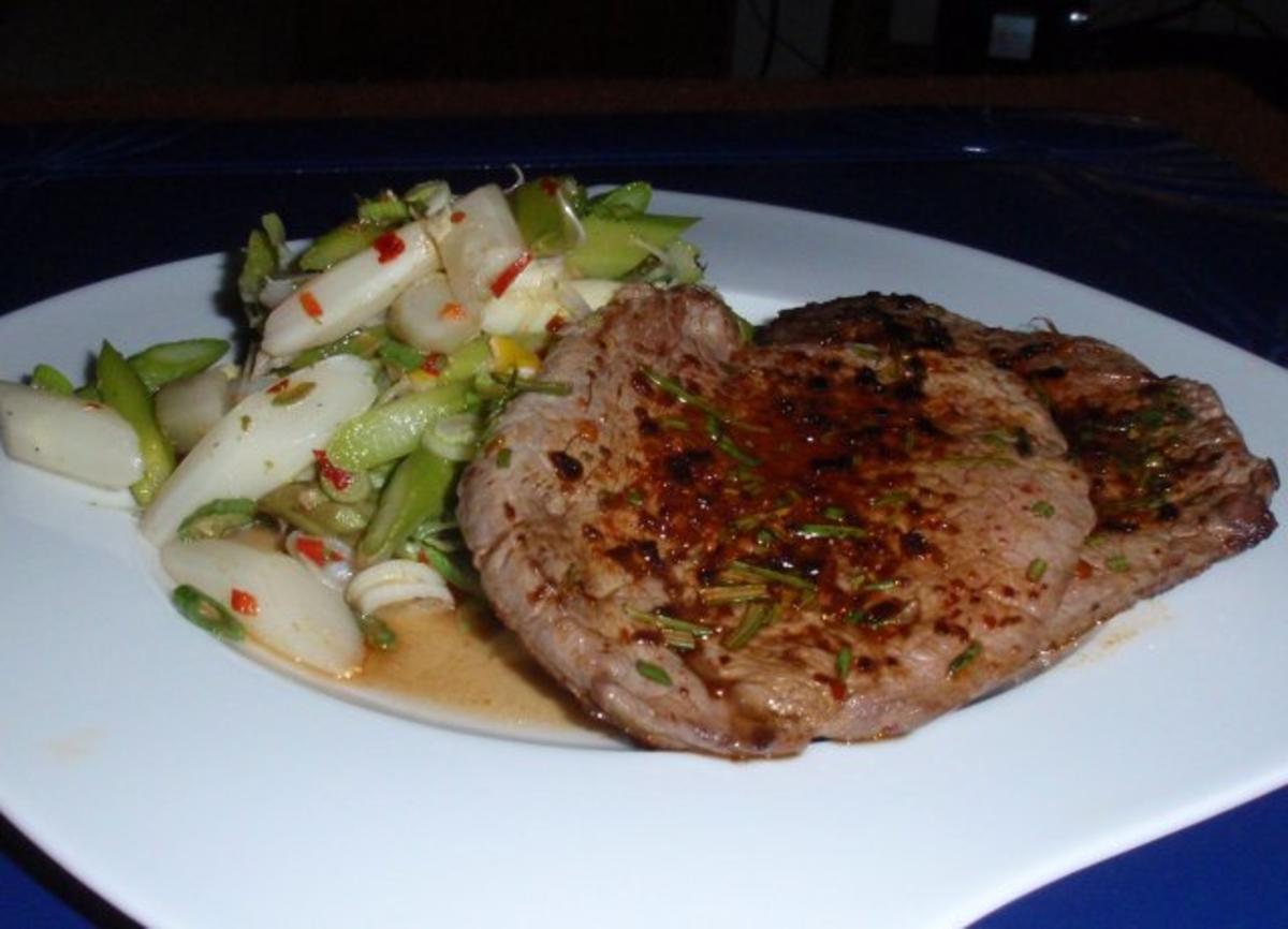 Gourmet-Steak mit warmen Spargelsalat - Rezept - Bild Nr. 13