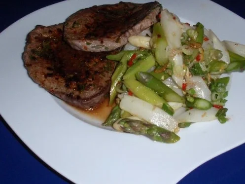 Gourmet-Steak mit warmen Spargelsalat - Rezept - Bild Nr. 14