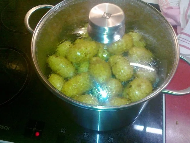 Rezept: Saarländischer Kartoffelsalat Bild Nr. 4 Saarländischer Kartoffelsalat - Rezept - Bild Nr. 4