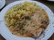 Rezept: Champignonschnitzel mit Kräuterreis Champignonschnitzel mit Kräuterreis - Rezept