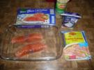 Lachs-Gratin mit Nudeln und Spargel - Rezept