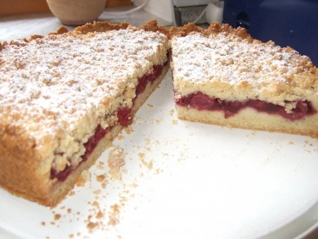 Kirsch-Krümelkuchen - Rezept
