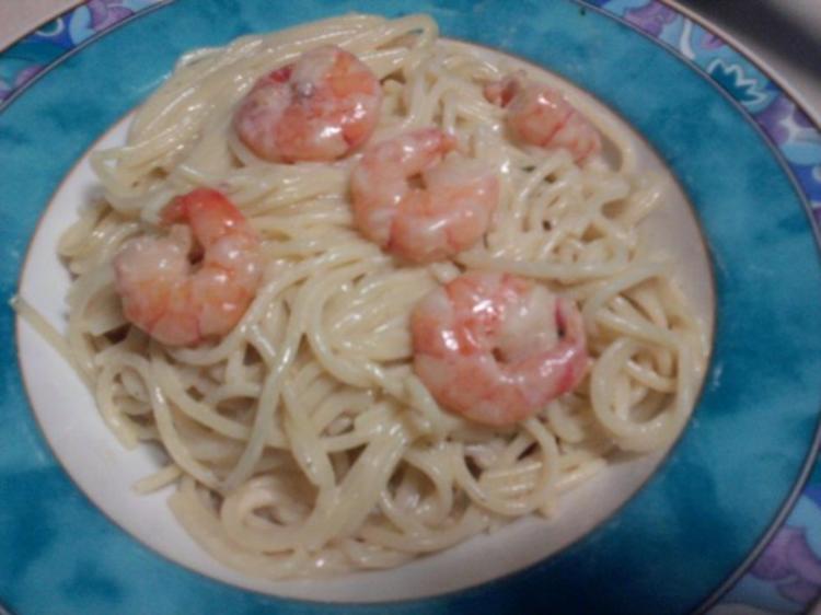 Spaghetti Scampi mit viel Knoblauch ala Steffi - Rezept - kochbar.de