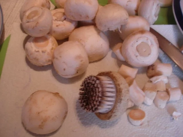 Grillkotelett mit Zwiebeln und Champignons - Rezept - Bild Nr. 4