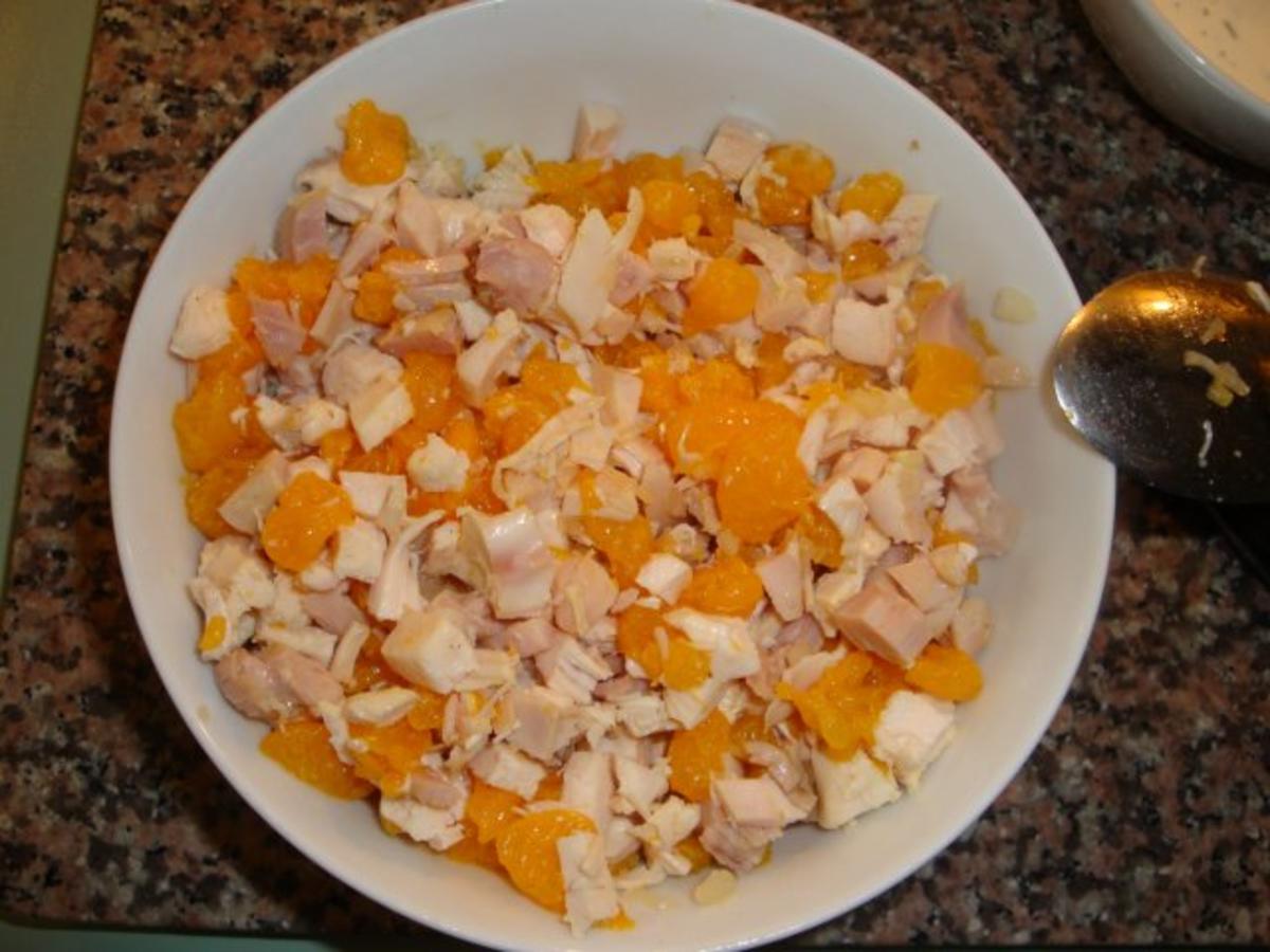 Geflügelsalat mit Mandarinen - einfach - von erdbeere1706
