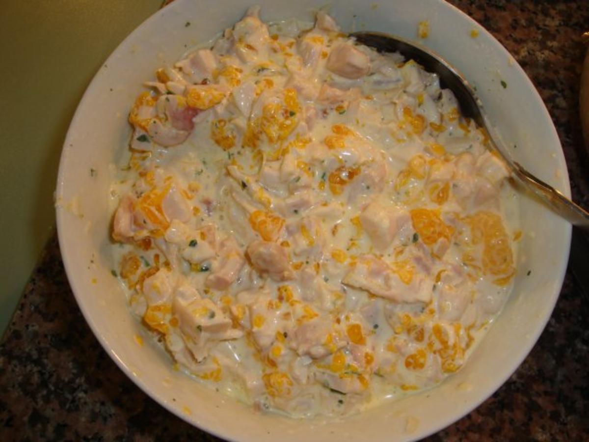 Geflügelsalat mit Mandarinen - einfach - von erdbeere1706