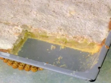 Rhabarberkuchen mit Mandelbaiser - Rezept