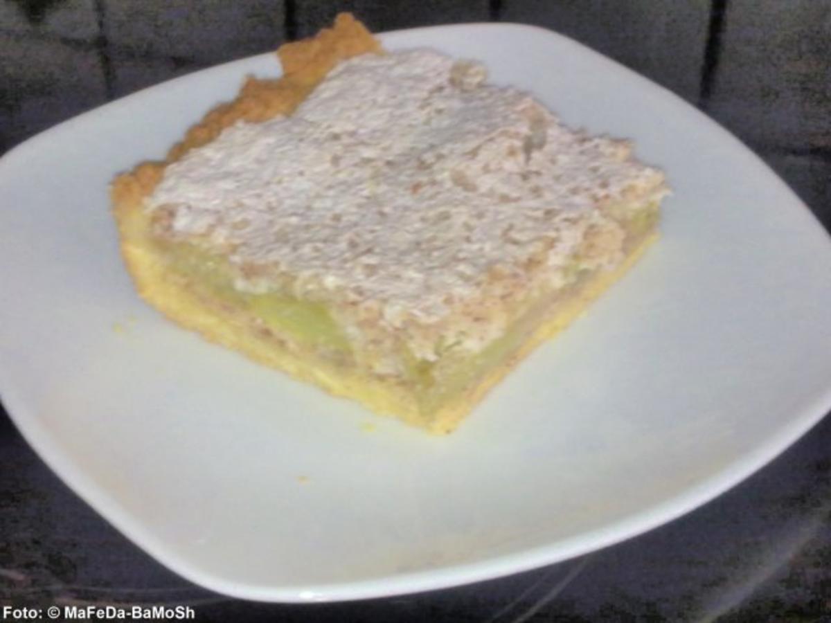 Rhabarberkuchen mit Mandelbaiser - einfach - von tigerlilly63