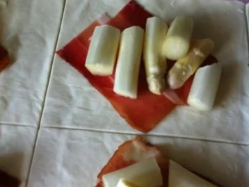 Spargel-Taschen (Blätterteig) - Rezept - Bild Nr. 3