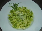 Kartoffelspätzle mit Bärlauchpesto - Rezept