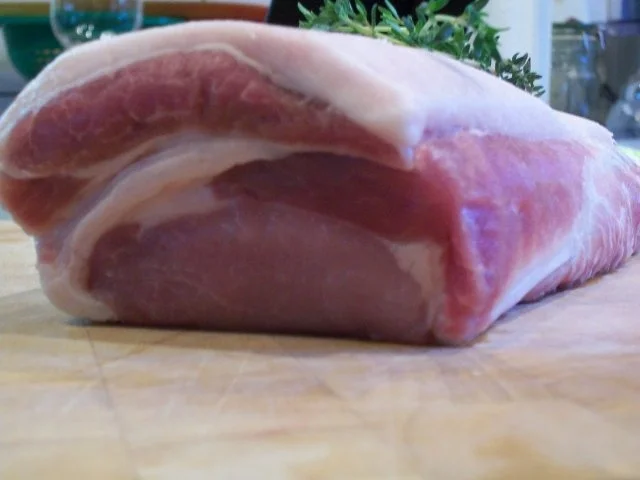 Mangalica-Rückensteak/ karamellisierter Spargel/ Kartoffelkrapfen - Rezept - Bild Nr. 2