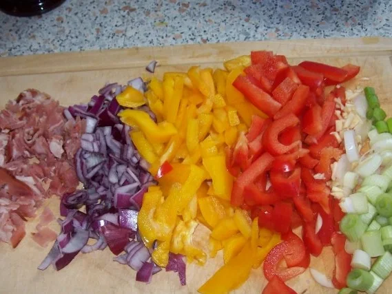 Rezept: Cremiger Nudelauflauf à la Peperonata Bild Nr. 3 Cremiger Nudelauflauf à la Peperonata - Rezept - Bild Nr. 3