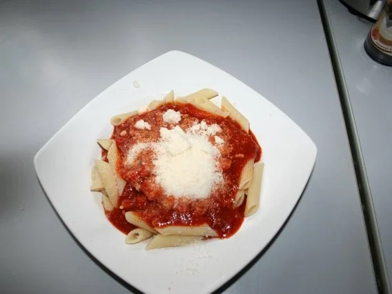 Rezept: Nudeln mit Tomatensoße Bild Nr. 3 Nudeln mit Tomatensoße - Rezept - Bild Nr. 3