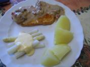 Minutensteak an Champignon-Rahm - Rezept