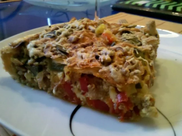 Quiche: France meets Greece: Gyros-Quiche - Rezept