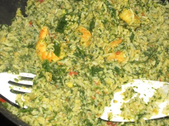 Indische Garnelen-Spinat-Pfanne mit Basmati-Reis - Rezept - Bild Nr. 16