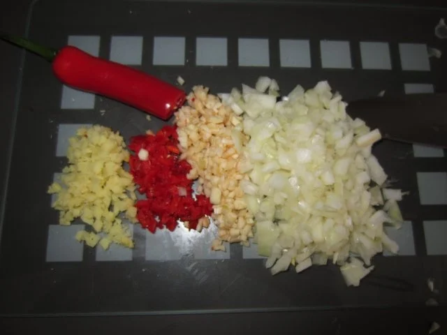 Indische Garnelen-Spinat-Pfanne mit Basmati-Reis - Rezept - Bild Nr. 5