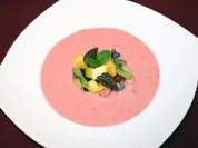 Melonen-Erdbeer-Gazpacho - Rezept