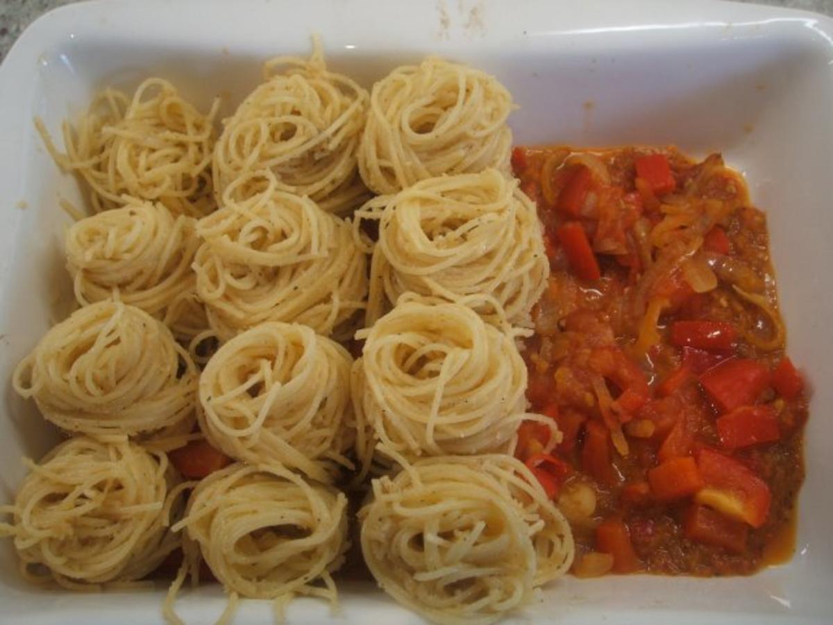 Pasta: Capelli d´ Angelo con Verdure di Pomodoro e Peperoni - Rezept -  