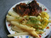 Filettaschen und Spargel - Rezept
