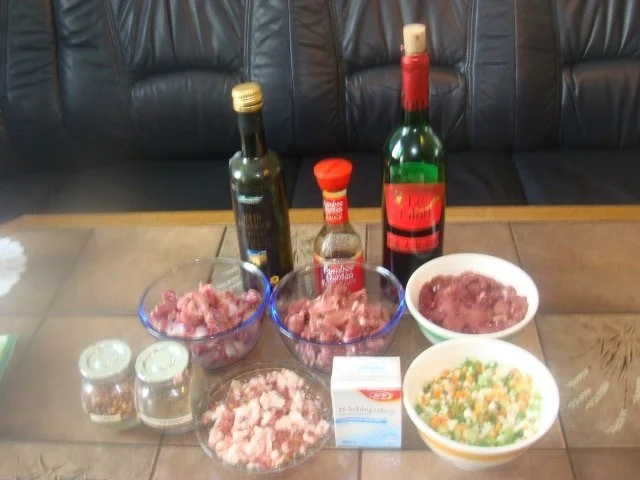 Geflügelragout : Süß -saure Hähnchenmägen, Herzen, Leber. - Rezept - Bild Nr. 2
