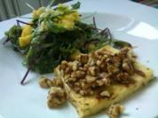 Scharfer Mangosalat mit Halloumi - Rezept