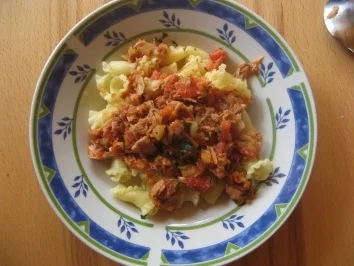 Thunfisch-Paprika-Nudeln - Rezept