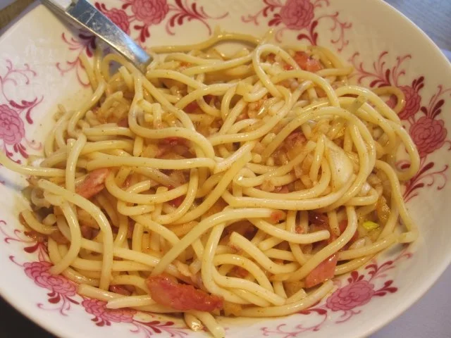 Pfannkuchen aus Nudeln - Rezept - Bild Nr. 3