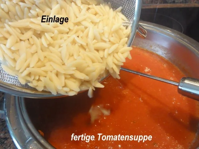 Suppe:    TOMATENSUPPE mit Reisnudel-Einlage - Rezept - Bild Nr. 6