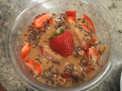 Dessert: Scharfe Schoko-Creme küsst Erdbeeren - Rezept