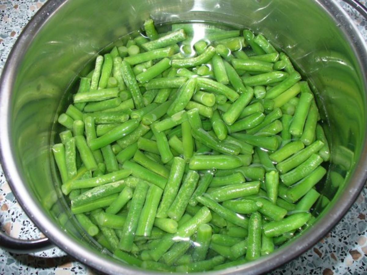 Grüne Bohnensalat - Rezept - Bild Nr. 3