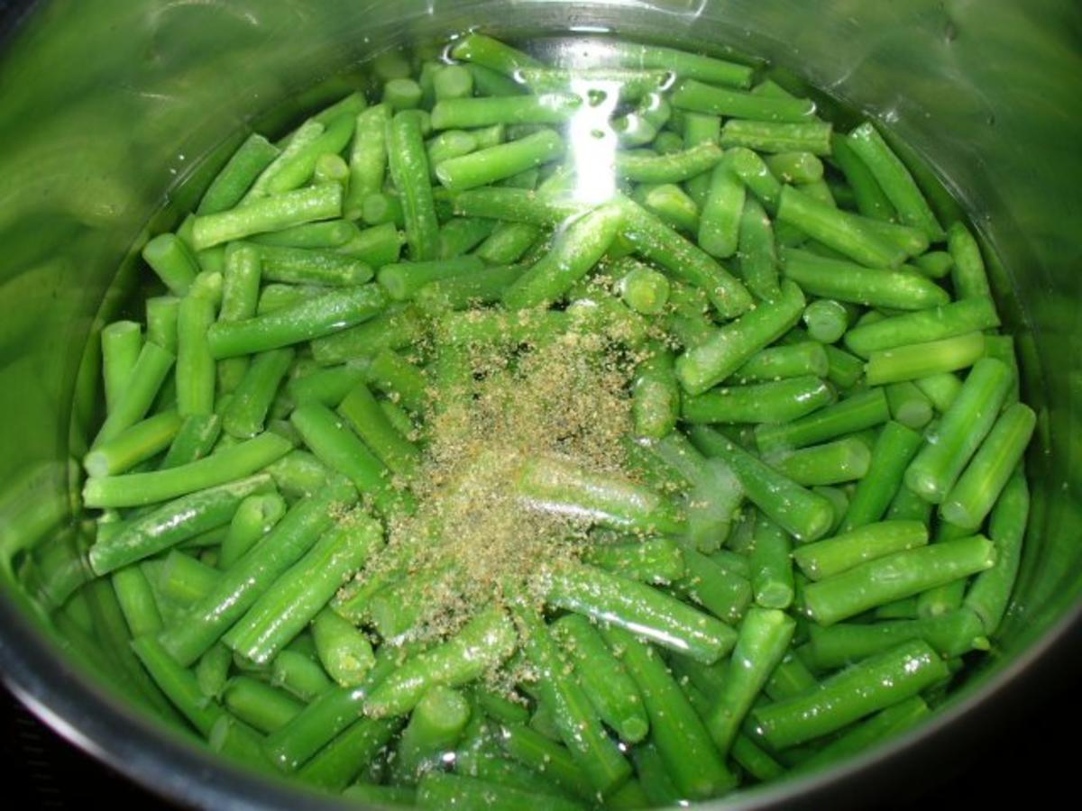Grüne Bohnensalat - Rezept - Bild Nr. 6