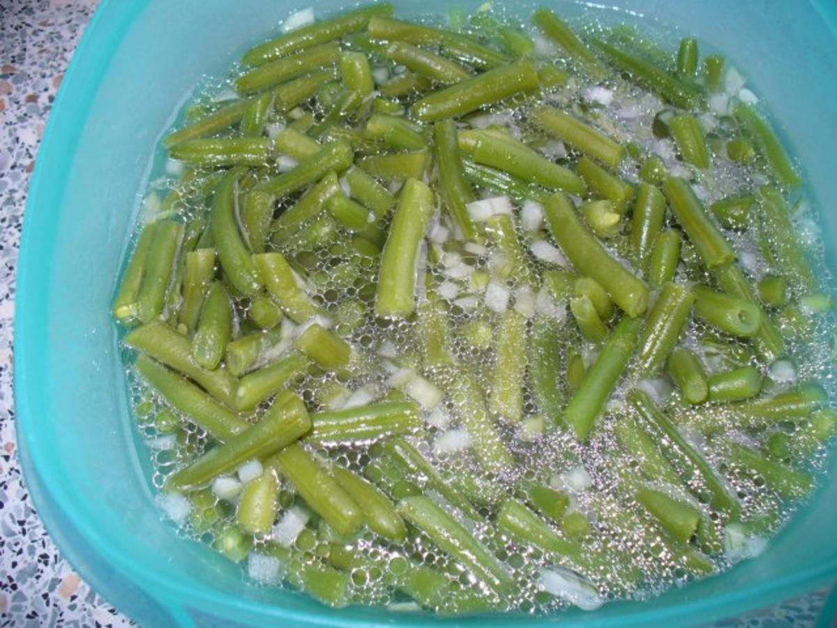 Grüne Bohnensalat - Rezept - Bild Nr. 8