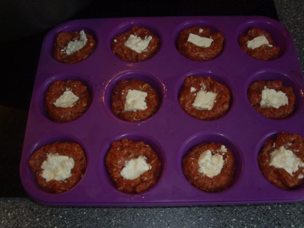 Weisse Bohnenpfanne mit Hackmuffins und Tzaziki - Rezept - Bild Nr. 3