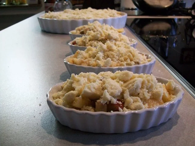 Rezept: Crumble von Rhabarber & Apfel Bild Nr. 7 Crumble von Rhabarber & Apfel - Rezept - Bild Nr. 7