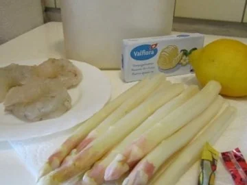 Rezept: Crevettenspiesse mit Spargeln Bild Nr. 2 Crevettenspiesse mit Spargeln - Rezept - Bild Nr. 2