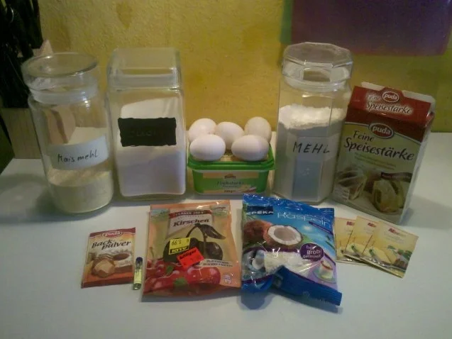 Kuchen: Kirsch-Kokoskuchen - Rezept - Bild Nr. 2