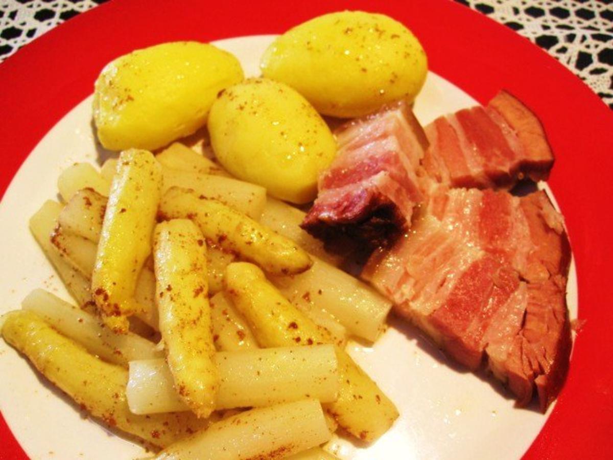 Einfaches Spargelgemüse mit Rauchfleisch - Rezept - Bild Nr. 7