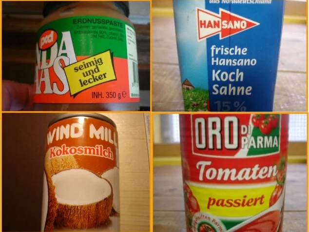 Suppe mit Erdnusscreme - Rezept