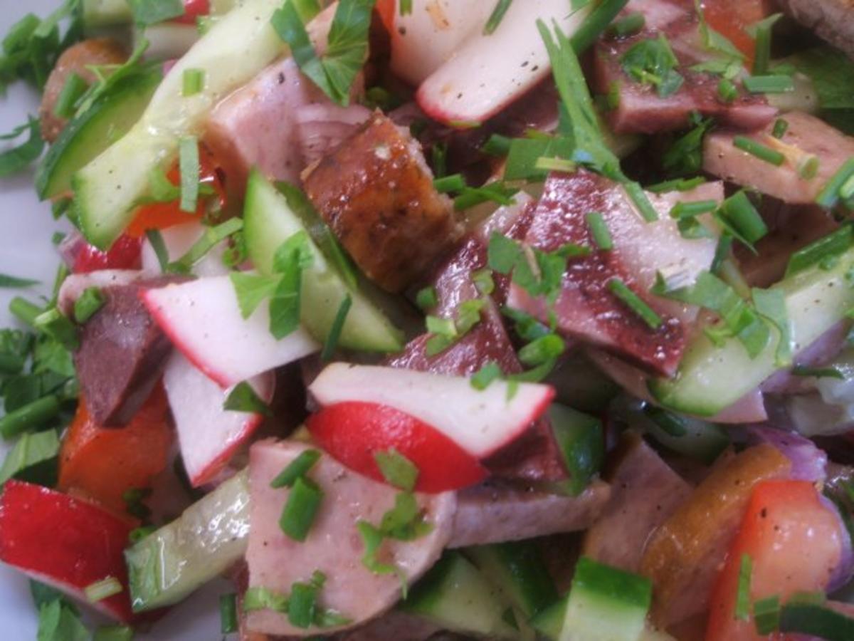 Salate: Fränkischer Brotzeit-Salat - Rezept - Bild Nr. 2