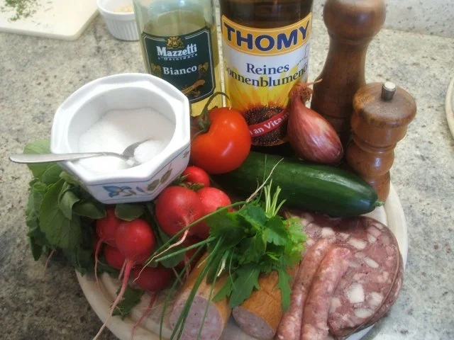 Salate: Fränkischer Brotzeit-Salat - Rezept - Bild Nr. 3