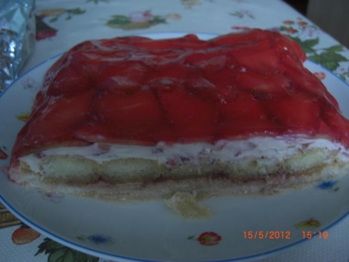 Bilder für Erdbeerkuchen mal anders - Rezept