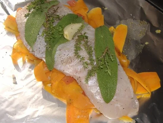 Rezept: Rotbarsch mit Zitronen-Thymian-Kartoffelpüree Bild Nr. 4 Rotbarsch mit Zitronen-Thymian-Kartoffelpüree - Rezept - Bild Nr. 4