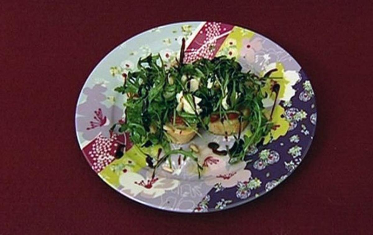 Jimis Appetizer - Bruschetta mit Tomate und Mozzarella (Jimi Blue Ochsenknecht) - Rezept