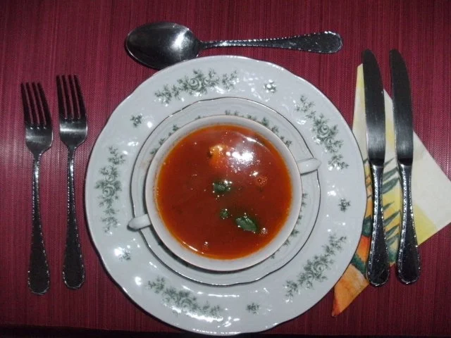 Tomaten-Melonensuppe - Rezept