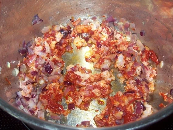 Tomatensoße mit Speck und Kapern - Rezept - Bild Nr. 3