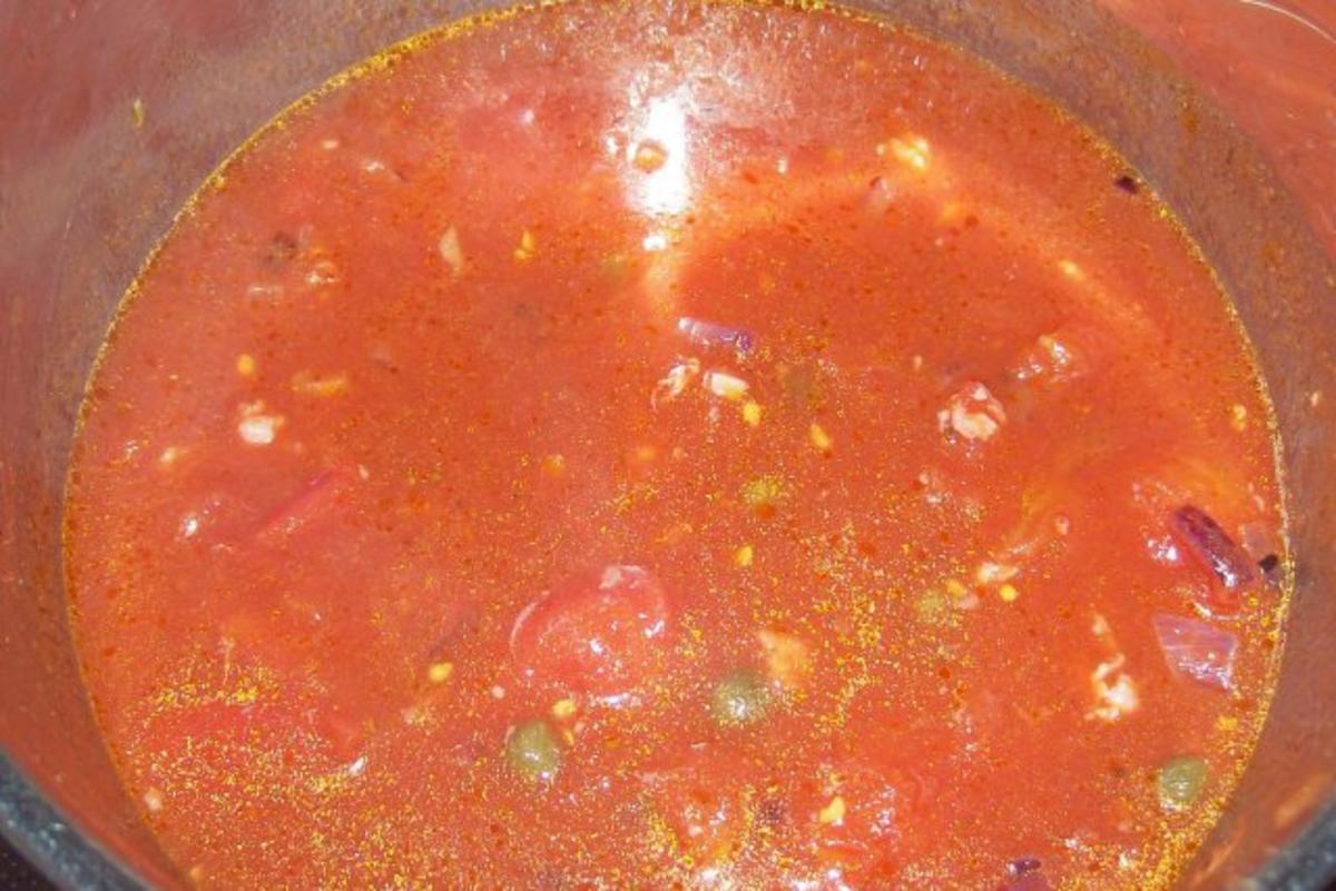 Tomatensoße mit Speck und Kapern - Rezept - Bild Nr. 4