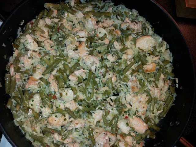 Lachs-Gemüse-Pfanne - Rezept